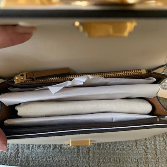 TORY BURCH Eleanor Small Bag In New Cream - Picture 4 of 8